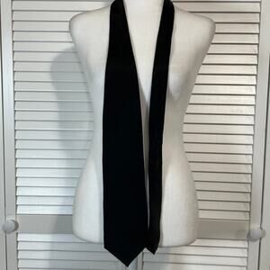 Murano Black Silk Wide Classic Men Necktie 59”